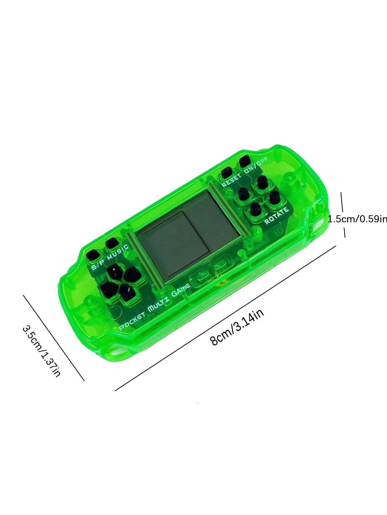 Llavero de consola de juegos retro portátil |   Más de 14 juegos de bloques clásicos |   Regalo perfecto para vacaciones