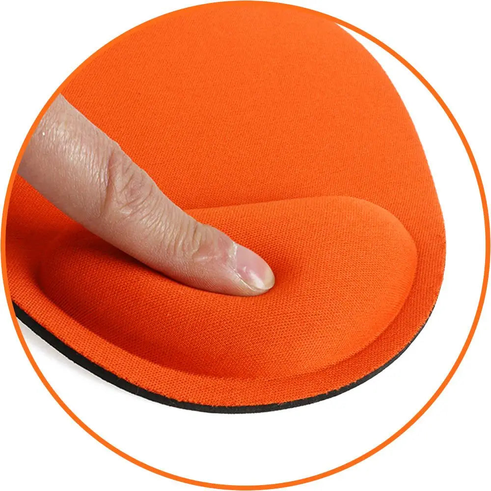 Alfombrilla de ratón ergonómica para reposamuñecas, soporte cómodo para la muñeca, antideslizante, suave, para PC, ordenador portátil