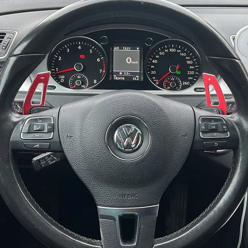 Cubierta de cambio de extensión de paleta de volante DSG para VW Golf 5 6 MK6 GTI R Jetta MK5 Passat B6 B7 CC Polo Sharan Tiguan Seat Leon