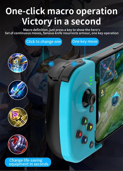 Mando inalámbrico D3 BT5.0, controlador de juego extensible para teléfono móvil, Android IOS, Joystick Eat Chicken Gamepad para PS4 SwitchPC