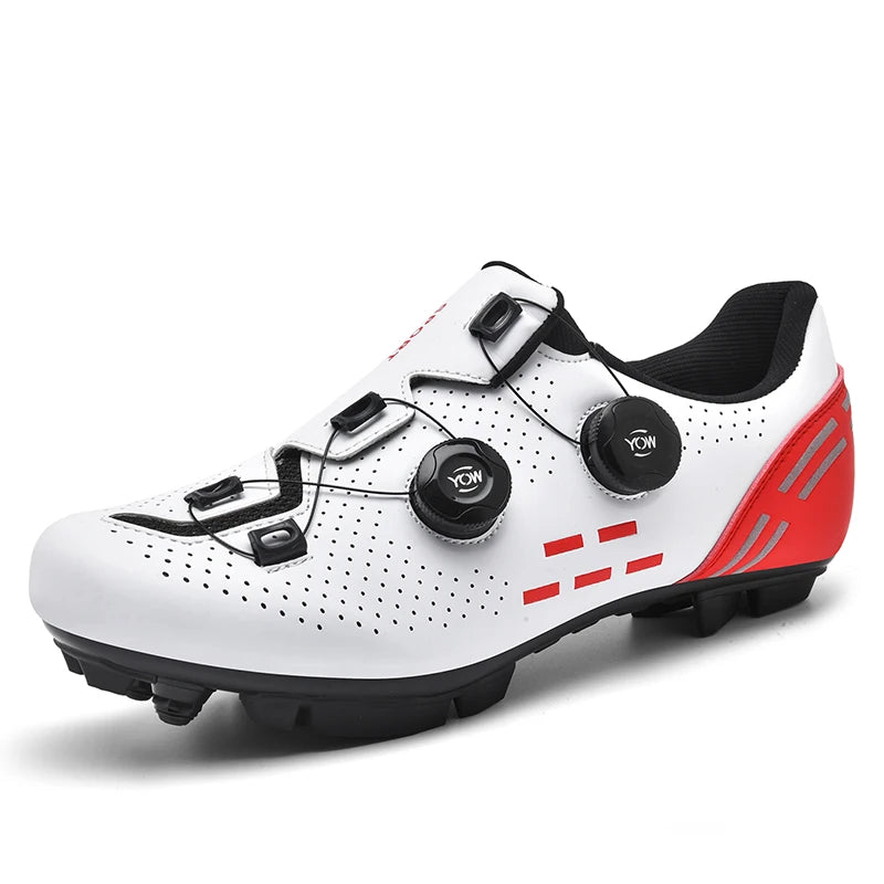 Nuevas zapatillas de ciclismo para hombre, zapatillas de ciclismo de carretera unisex, zapatillas antideslizantes para bicicleta de montaña, carreras, al aire libre, zapatillas de bicicleta de montaña para mujer