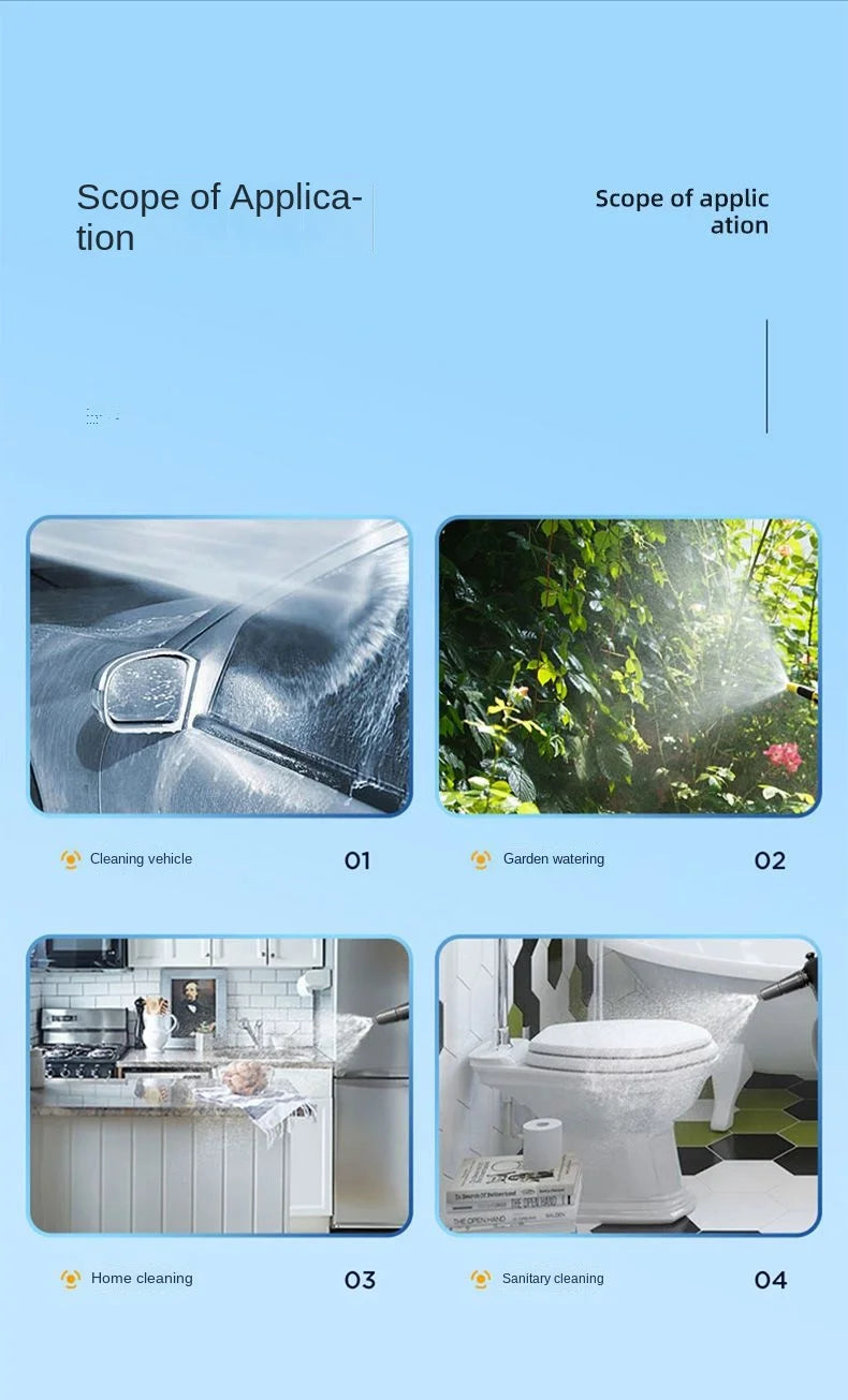 Pulverizador de espuma con bomba de mano, Cañón de espuma neumático de mano, botella de Spray de lavado de coches, limpieza de ventanas de automóviles, 3 tipos de boquilla, 2L