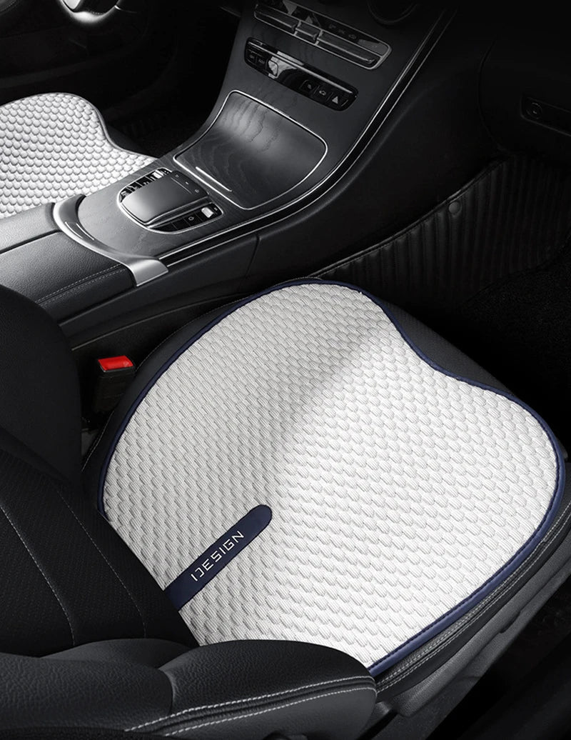 Funda Universal para asiento de coche, fundas de asiento transpirables de seda helada para las cuatro estaciones, funda protectora para asientos frescos, accesorios para coches