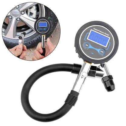 Probador de neumáticos Digital con pantalla LCD, herramientas de reparación de neumáticos, medidor de presión de neumáticos automático para coche, camión, vehículo, motocicleta, alta precisión