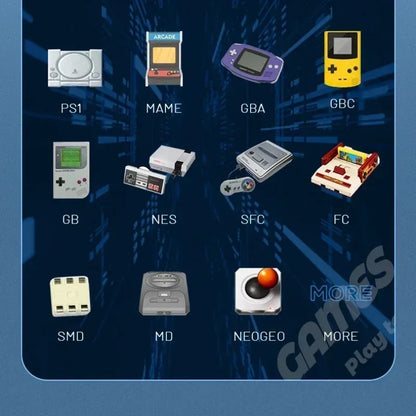 Consola de videojuegos portátil Project X de bolsillo Pantalla IPS de 4,3 pulgadas compatible con PS1 Retro Gaming Altavoz dual Estéreo