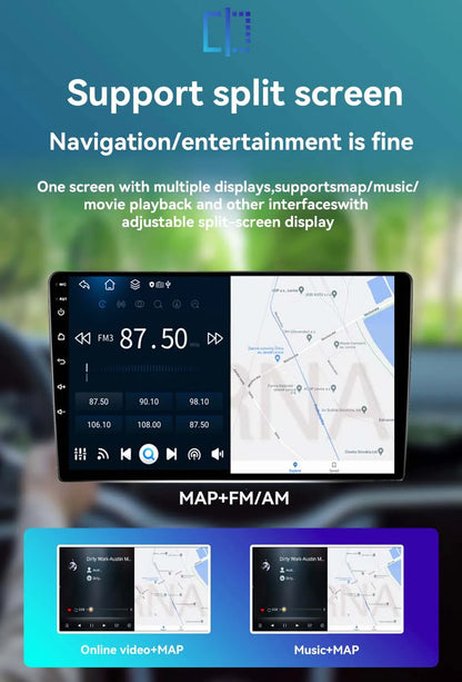 Radio Multimedia con Bluetooth para coche, con Carplay autorradio, Android, estéreo, Subwoofer, vídeo, para Citroen C5 2009-2015