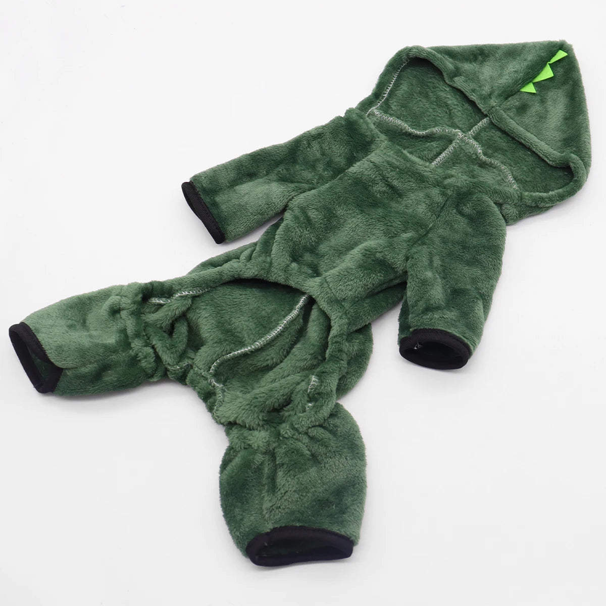 Ropa de Halloween para perros y gatos, disfraz divertido de dinosaurio para perros pequeños, abrigo cálido de invierno para gatos, sudaderas con capucha de lana