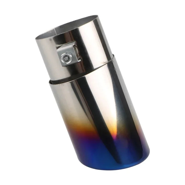 Accesorios para coche, manguito de tubo de escape para automóvil, silenciador de garganta trasera, silenciador dorado, tubo de escape modificado de acero inoxidable