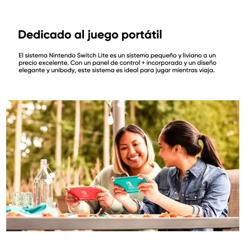 Consola de juegos Nintendo Switch Lite, pantalla táctil LCD de 5,5 pulgadas, almacenamiento interno de 32GB, Bluetooth 4,1, almohadilla de Control integrada más