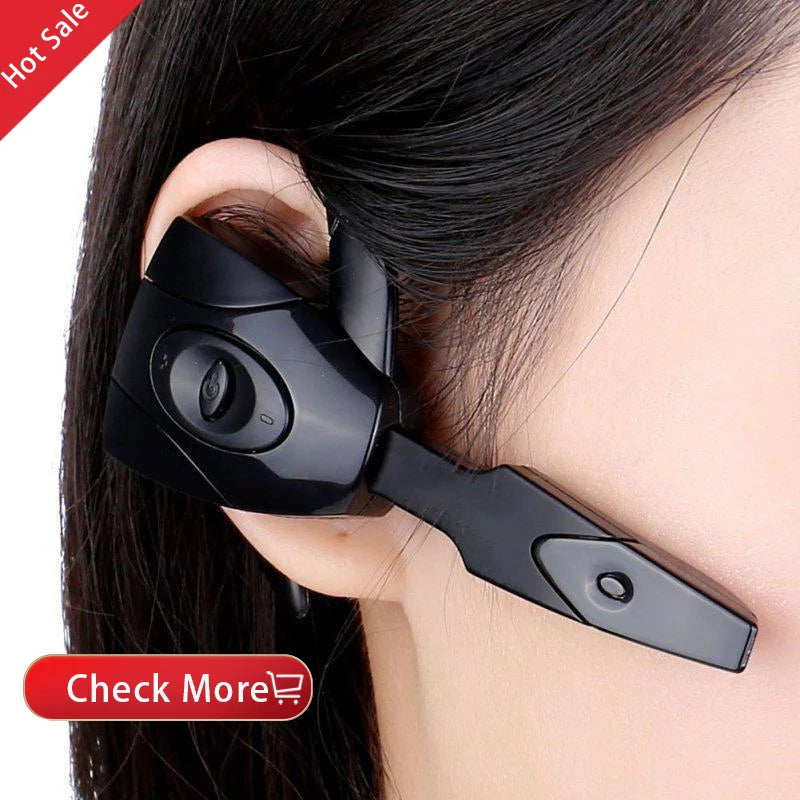 Auriculares inalámbricos para negocios, cascos compatibles con Bluetooth, micrófono, recargable, modo de reposo, conducción de coche, deporte, manos libres