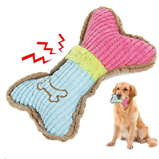 1 juguetes chirriantes para perros, juguete para masticar para perros de peluche con huesos para cachorros de razas pequeñas y medianas, masticadores agresivos para mascotas, juego de limpieza de dientes