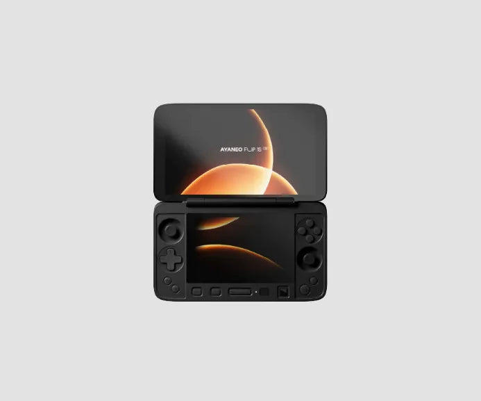 AYANEO Flip 1S DS Flip consola de juegos 7 "1080P 144Hz pantalla OLED consola portátil HX370 8840U máquina de juegos de pantallas duales