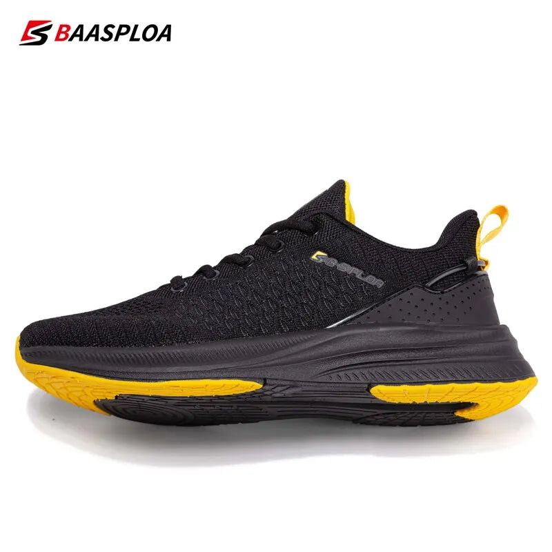 Baasploa, zapatillas para correr para hombre, zapatos deportivos ligeros, zapatillas informales transpirables de malla, antideslizantes para exteriores para hombre, recién llegados