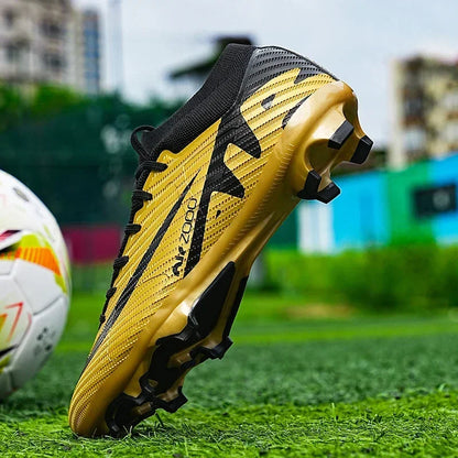 Nuevas zapatillas de deporte para hombre, botas de fútbol, botines de fútbol de caña media, zapatos de fútbol antideslizantes de alta calidad, superventas, FG/TF, fútbol sala interior