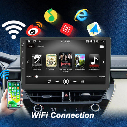 Reproductor Multimedia Universal de 7, 9 y 10 pulgadas pantalla coche android auto con GPS carplay inalambrico WIFI, CarPlay inalámbrico, Android 13, 2 Din, Radio FM, RECEPTOR ESTÉREO sistemas inteligentes de coche