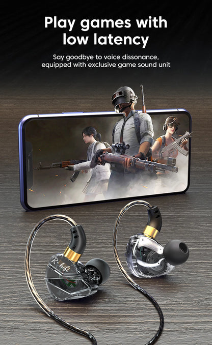 OLAF 3,5mm Jack tipo C enchufe auriculares con cable auriculares de graves HIFI auriculares intrauditivos Gamer auriculares manos libres para Xiaomi Huawei Samsung