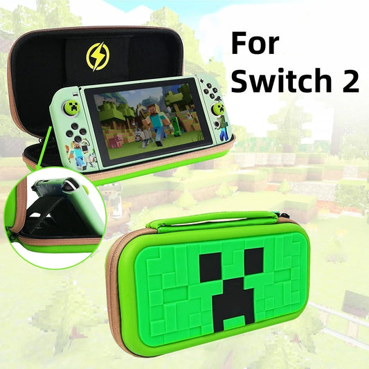 Funda protectora para Nintendo Switch 2, funda de viaje impermeable a prueba de golpes, 2 accesorios, carcasa dura