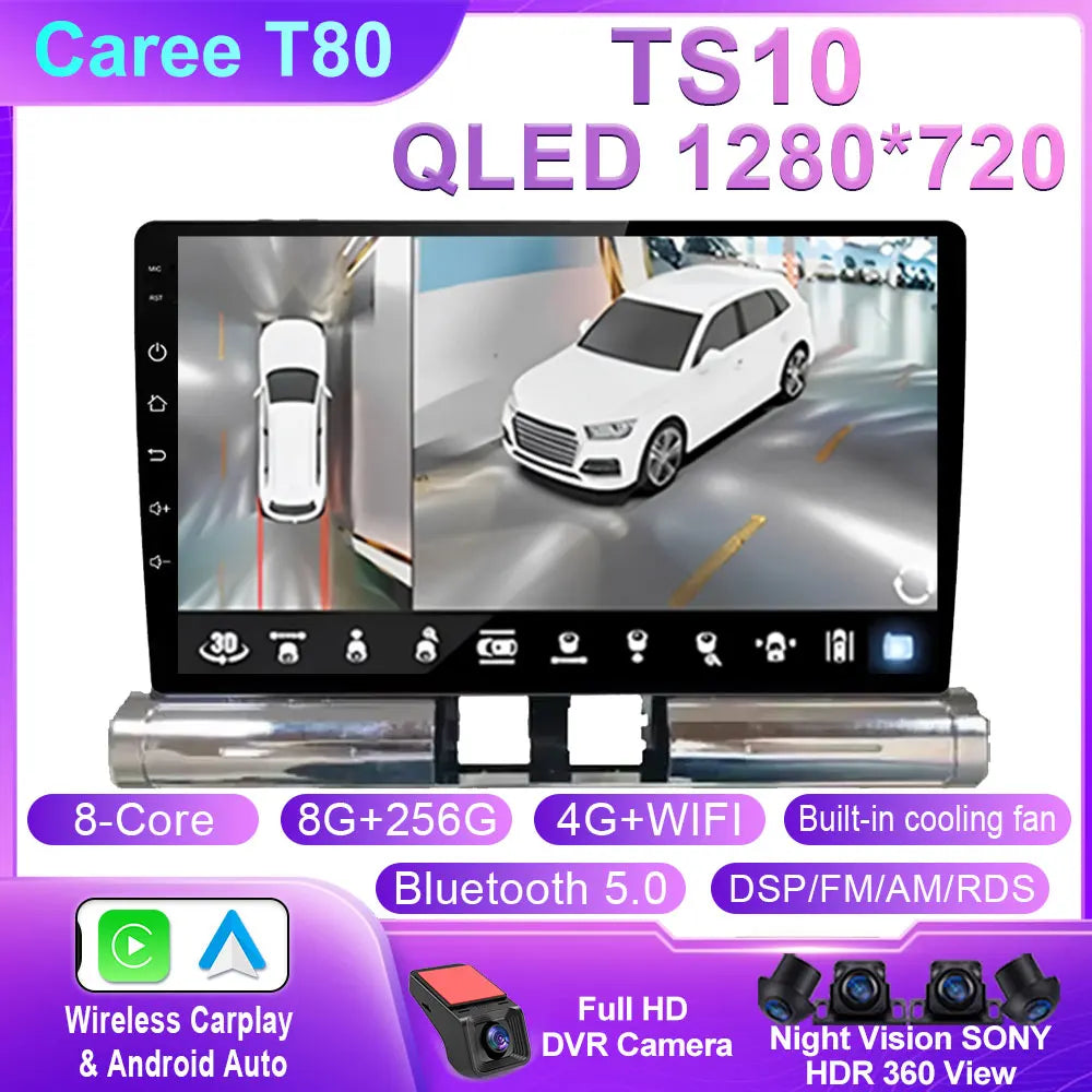 Radio de coche para Citroen C3 2018 - 2023 Android Multimedia navegación GPS Carplay Android Auto unidad principal estéreo Autoradio No 2 Din