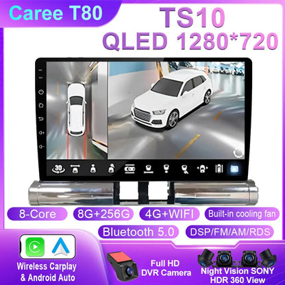 Radio de coche para Citroen C3 2018 - 2023 Android Multimedia navegación GPS Carplay Android Auto unidad principal estéreo Autoradio No 2 Din