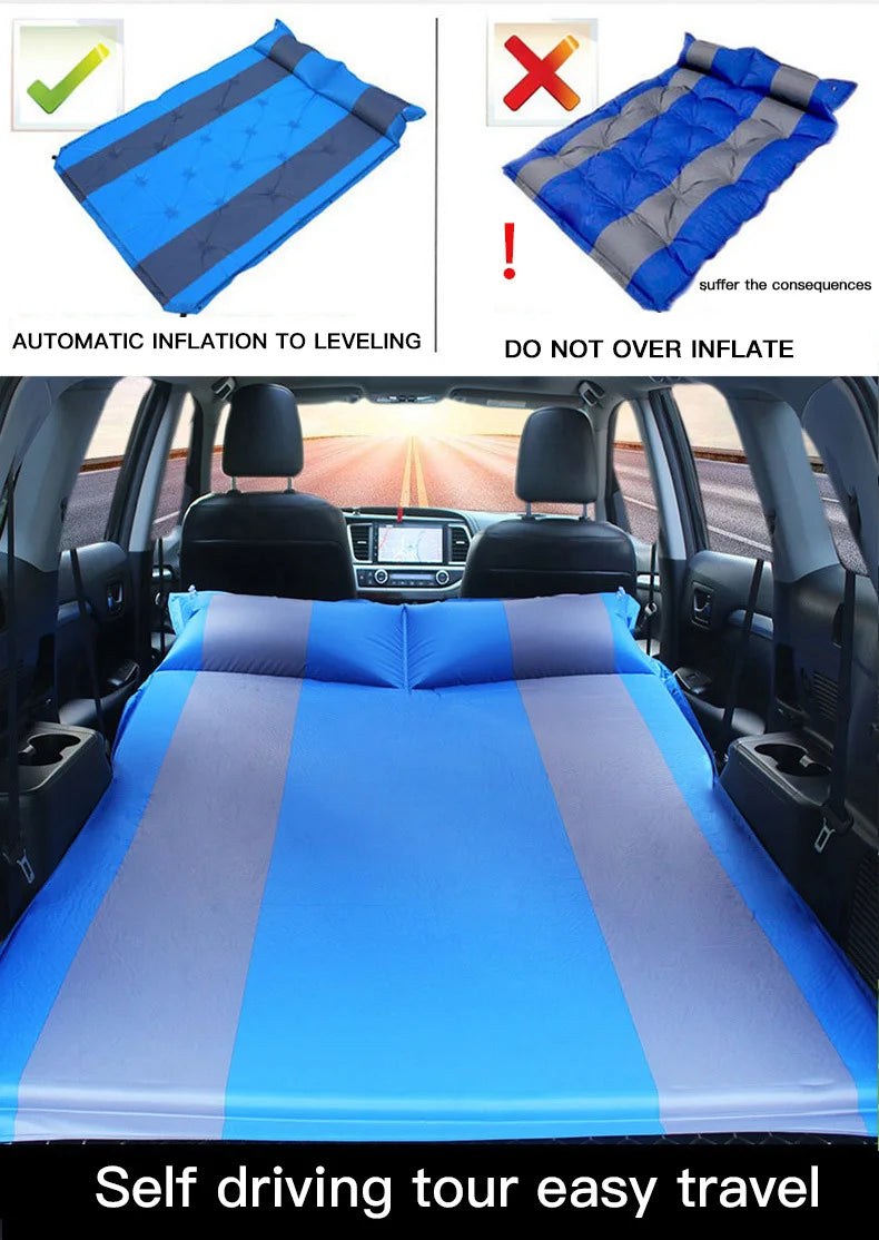 Colchón de aire inflable automático multifunción, colchón de aire especial SUV, cama de coche, colchón para dormir para adultos, cama de viaje para coche ou