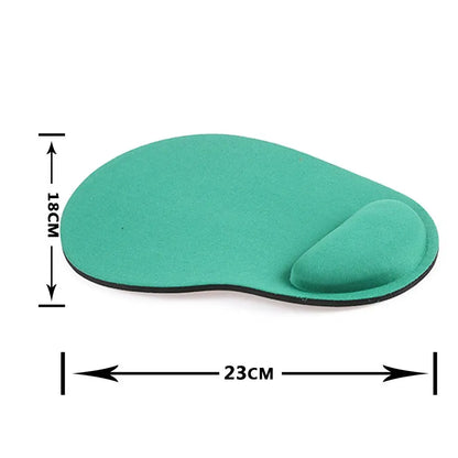 Alfombrilla de ratón ergonómica para reposamuñecas, soporte cómodo para la muñeca, antideslizante, suave, para PC, ordenador portátil