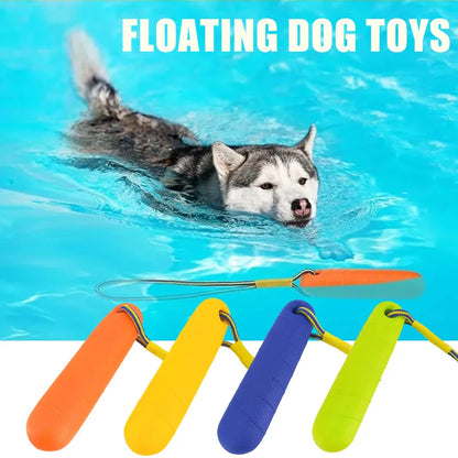 Suministros para mascotas Eva, adiestramiento al aire libre para perros con cuerda, palo resistente a mordeduras, juguete flotante para perros, palo de jamón, palo de entrenamiento para mascotas