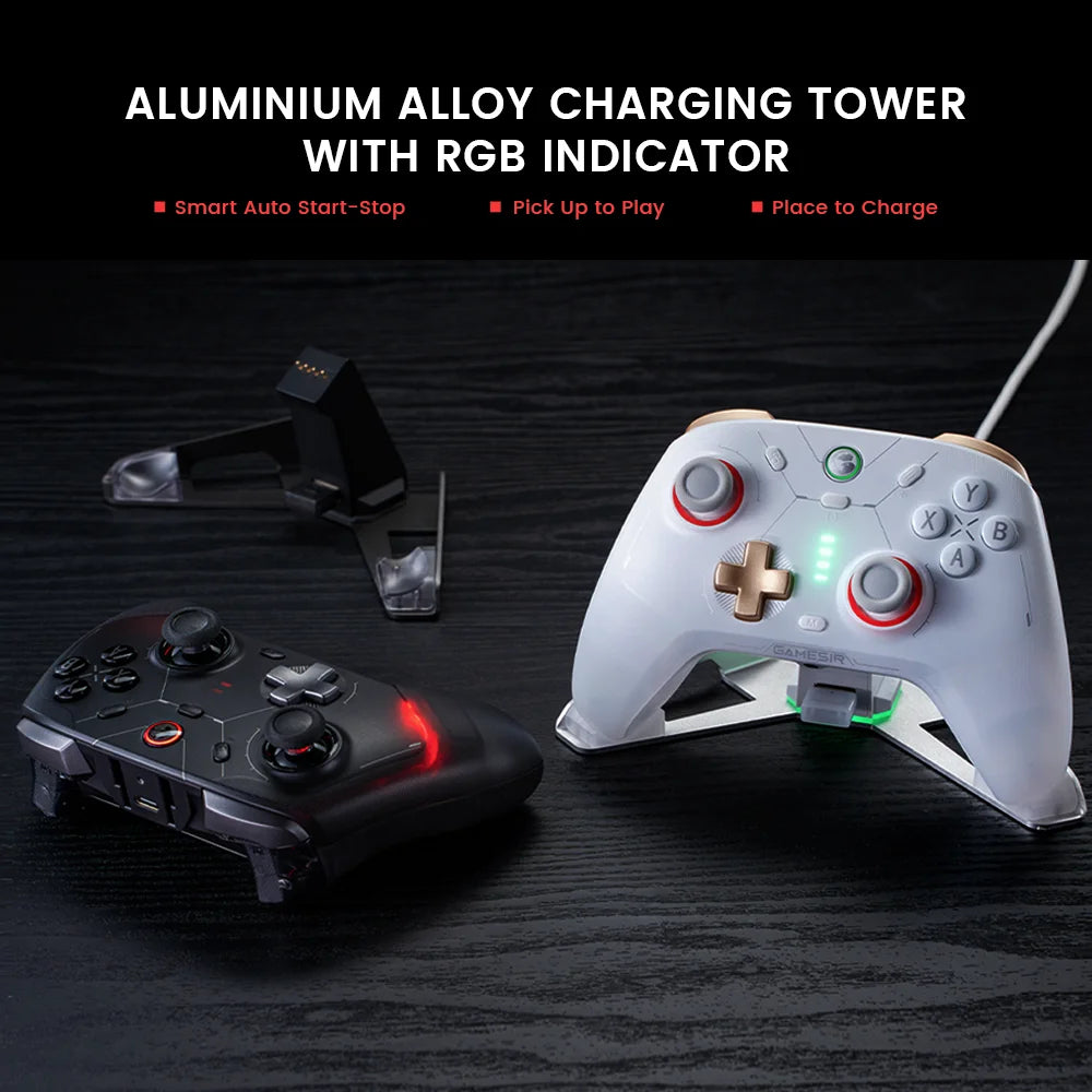 Controlador inalámbrico GameSir Cyclone 2 para Nintendo Switch 2 / iPhone / Android, Gamepad Bluetooth con disparadores de efecto Hall