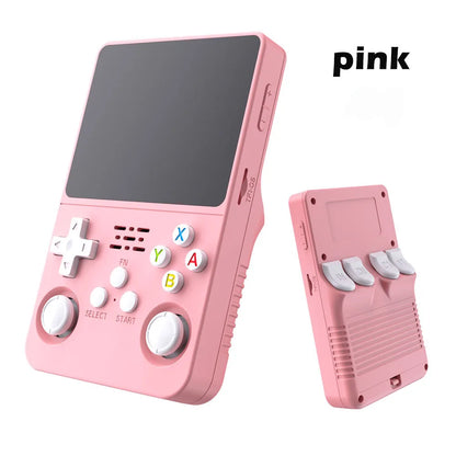 Consola de videojuegos portátil R36S, almacenamiento de pantalla IPS de 3,5 pulgadas, biblioteca de juegos 20000, sistema Arkos Linux, reproductor de bolsillo portátil