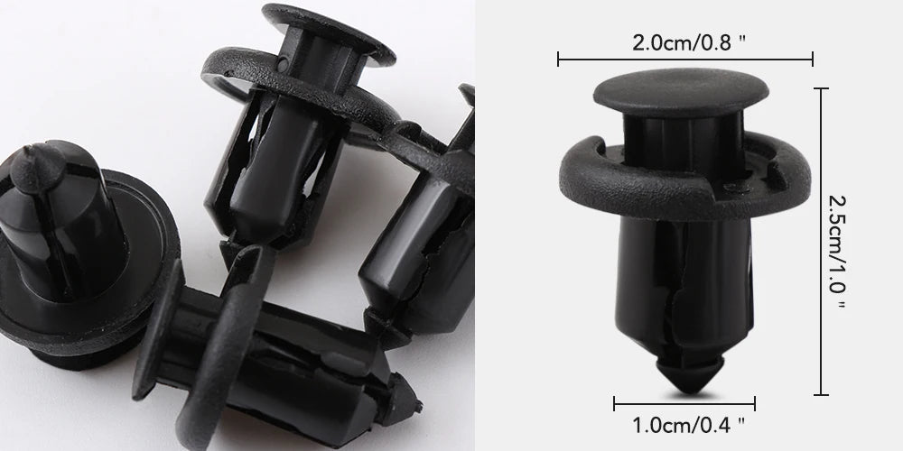 Para Opel astra h j g insignia Seat leon ibiza Jaguar 50/100 Uds sujetador de coche mixto parachoques de puerta de coche Clips de remache de guardabarros