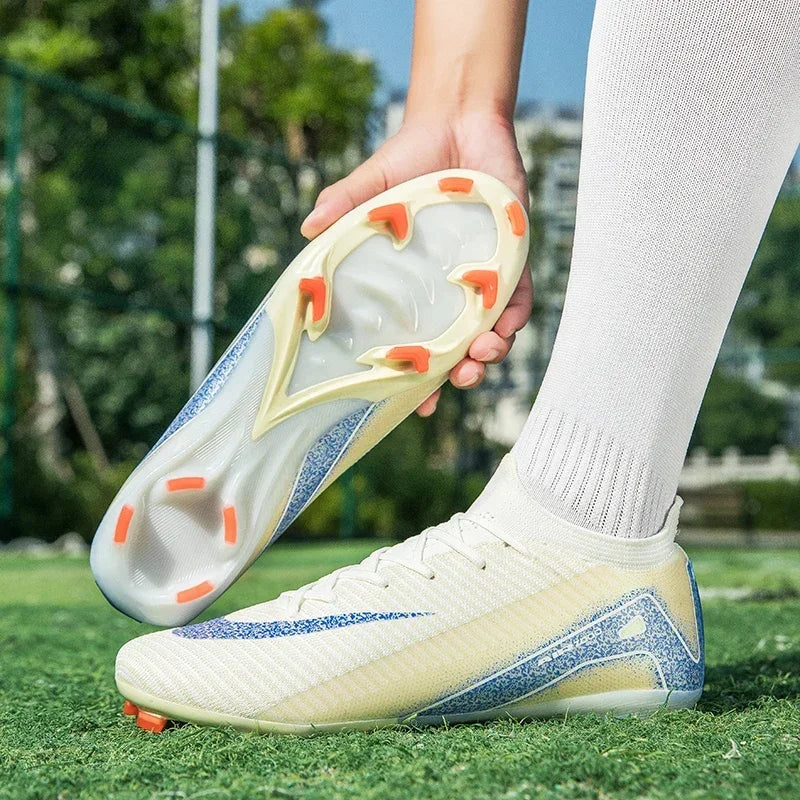 Botas de fútbol de entrenamiento profesional para hombre, zapatos de fútbol ultraligeros, Unisex, venta al por mayor, transpirables, envío directo, fútbol sala interior