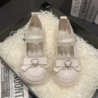 2025 NOVEDAD DE VERANO colegiala JK mocasines zapatos de plataforma estilo japonés Lolita Y2K Kawaii Jirai Kei moda