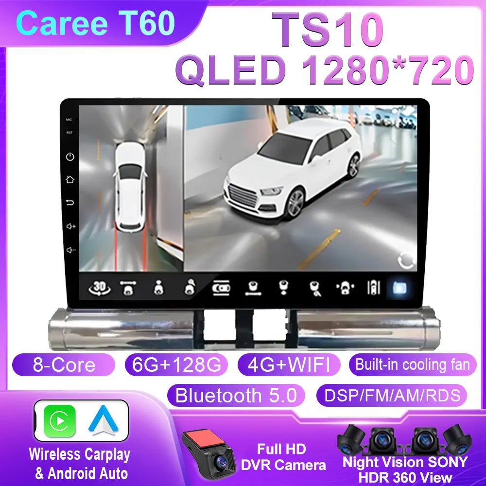 Radio de coche para Citroen C3 2018 - 2023 Android Multimedia navegación GPS Carplay Android Auto unidad principal estéreo Autoradio No 2 Din