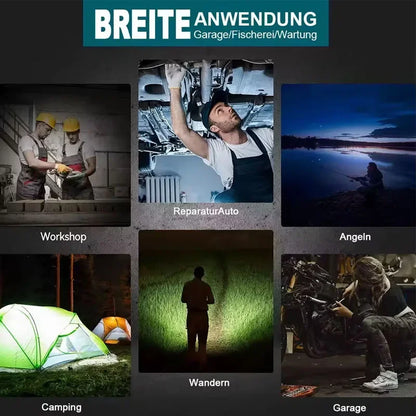 Para Makita 14,4 V-18V linterna con batería de iones de litio linterna para exteriores luz LED de trabajo inalámbrica de 3 pulgadas lámpara de Camping iluminación de emergencia