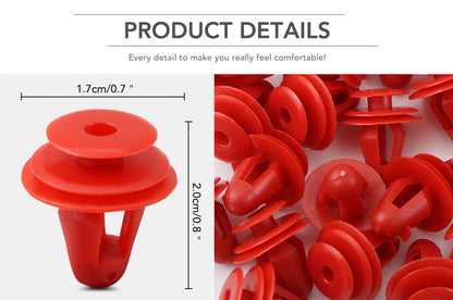 Para Opel astra h j g insignia Seat leon ibiza Jaguar 50/100 Uds sujetador de coche mixto parachoques de puerta de coche Clips de remache de guardabarros