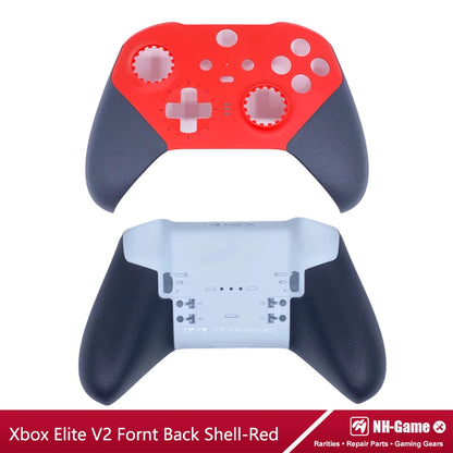 Kit de carcasa de repuesto para controlador Xbox Elite Series 2, funda frontal trasera LB RB, empuñaduras de botón de parachoques, bolsa de transporte