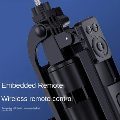 COOL DIER Nuevo trípode para cámara de teléfono inteligente, soporte para trípodes con obturador Bluetooth, soportes inalámbricos para palo de Selfie con soporte para teléfono