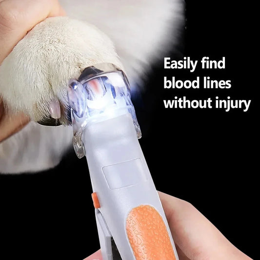 Tijeras profesionales para cortaúñas para mascotas con luz LED, cortaúñas para perros y gatos, herramienta, tijeras para cortar uñas, suministros para mascotas