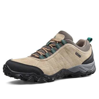 HUMTTO-zapatos de senderismo para hombre, zapatillas de deporte de cuero para deportes al aire libre, trabajo, invierno, escalada, Trekking 110282 A