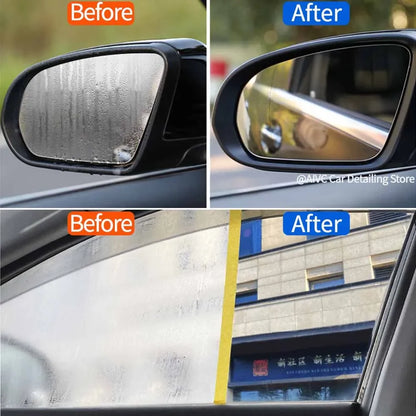 Revestimiento antiniebla de vidrio, Spray para parabrisas Interior de coche de invierno, larga duración, previene la empañamiento, visión clara, repelente de niebla, limpieza de espejo