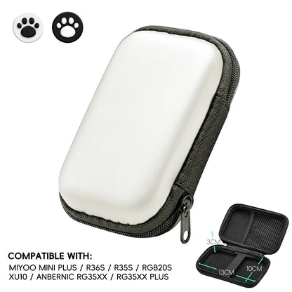 Funda para Anbernic RG35XX Plus Miyoo Mini Plus R36S R35S, funda EVA, bolsa portátil, accesorios para juegos