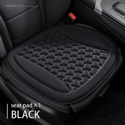 Funda Universal 3D para asiento de coche, alfombrilla protectora, cojín suave, diseño convexo Y, conjunto completo para la mayoría de los coches, accesorios interiores, almohadilla para asiento