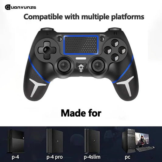 Controlador inalámbrico Bluetooth para PS4, mando para PC, Joystick para consola de juegos PS4/PS4 Pro/PS4 Slim