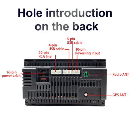 Reproductor Multimedia Universal de 7, 9 y 10 pulgadas pantalla coche android auto con GPS carplay inalambrico WIFI, CarPlay inalámbrico, Android 13, 2 Din, Radio FM, RECEPTOR ESTÉREO sistemas inteligentes de coche