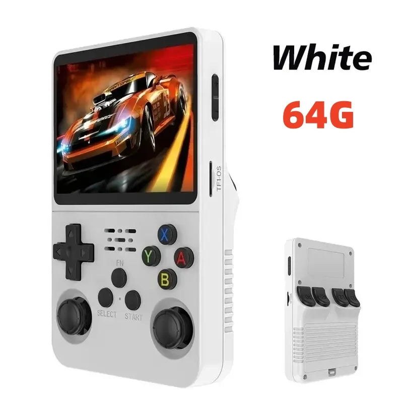 ARKOS R36S consola de videojuegos portátil Retro sistema Linux pantalla IPS de 3,5 pulgadas R35s Pro reproductor de vídeo portátil de bolsillo juegos de 64GB
