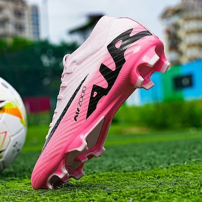 Nuevas zapatillas de deporte para hombre, botas de fútbol, botines de fútbol de caña media, zapatos de fútbol antideslizantes de alta calidad, superventas, FG/TF, fútbol sala interior