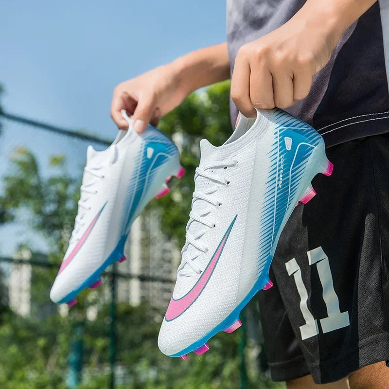 Botas de fútbol de entrenamiento profesional para hombre, zapatos de fútbol ultraligeros, Unisex, venta al por mayor, transpirables, envío directo, fútbol sala interior