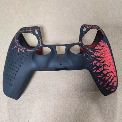 Funda protectora de silicona antideslizante para controlador de PS5, Compatible con controlador de PS5 con pegatina de tapa de agarre para pulgar