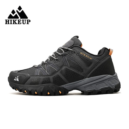 HIKEUP, zapatillas antideslizantes con amortiguación transpirable, zapatos de senderismo para hombre, zapatillas deportivas para correr y senderismo, zapatos deportivos de montaña al aire libre para hombre
