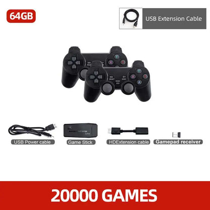 VILCORN M8 Game Stick 4K consola de videojuegos Arcade para MAME PS1 9 emulador con doble Arcade Joysitck 41000 juegos máquina Retro