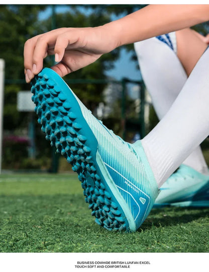 Botas de fútbol de entrenamiento profesional para hombre, zapatos de fútbol ultraligeros, Unisex, venta al por mayor, transpirables, envío directo, fútbol sala interior